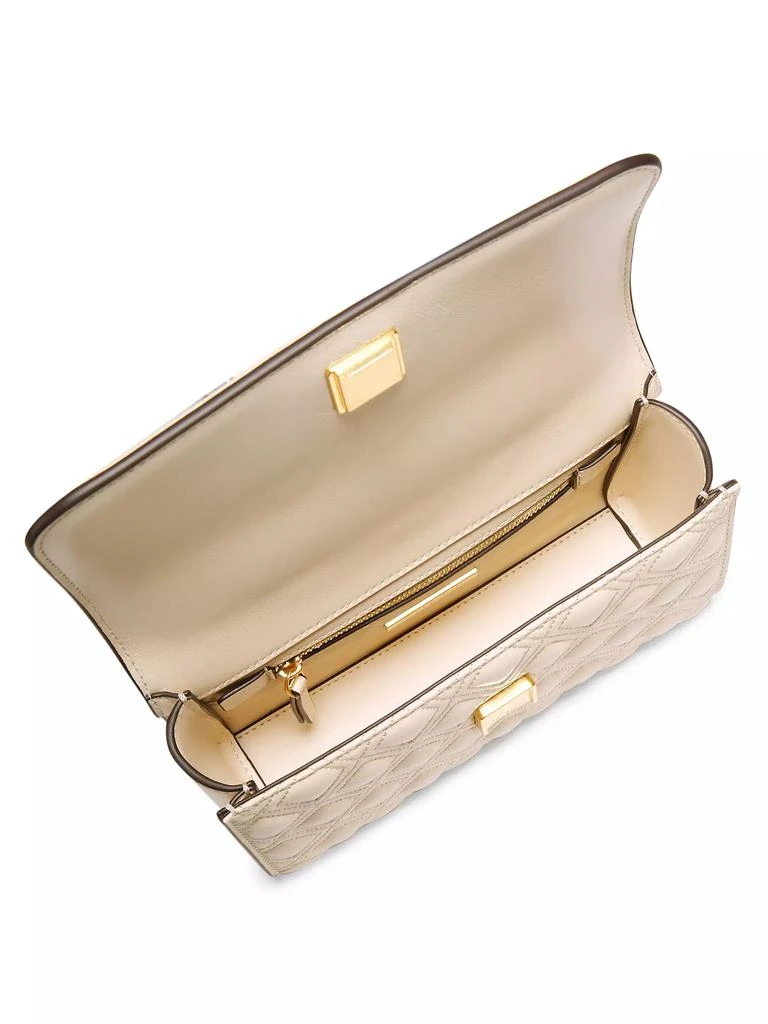 Tory Burch Small Fleming Leather Tassel Crossbody Bag 3
