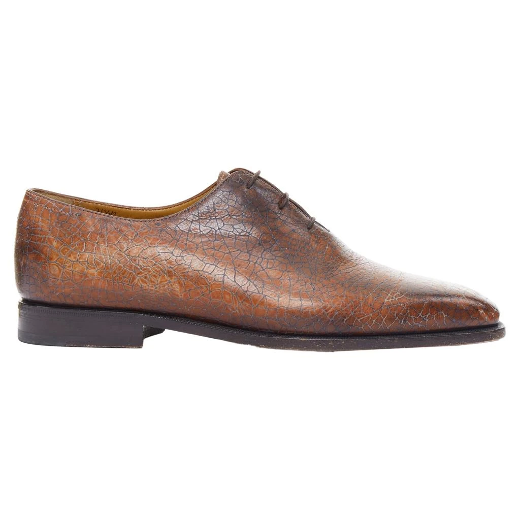 Berluti Textured Leather Lace Up Handmade Brogue Shoes 1