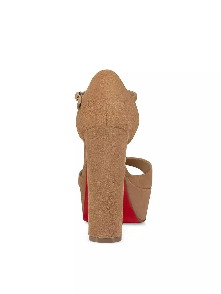 Christian Louboutin Sandaloo 130MM Veau Velours Platform Sandals 3