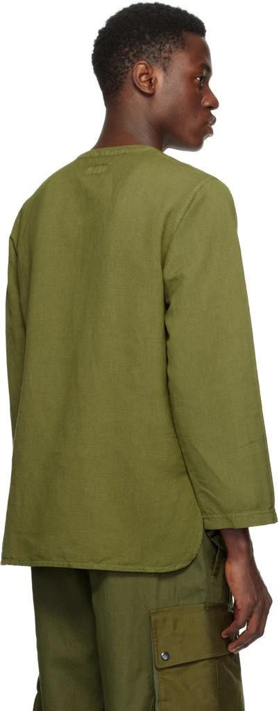 MAHARISHI Khaki 'Maharishi' Kurta Shirt 3
