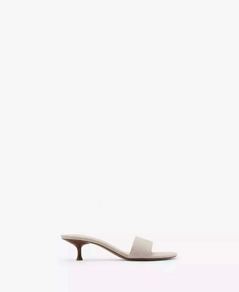 Mango Women's Kitten Heel Sandals 4