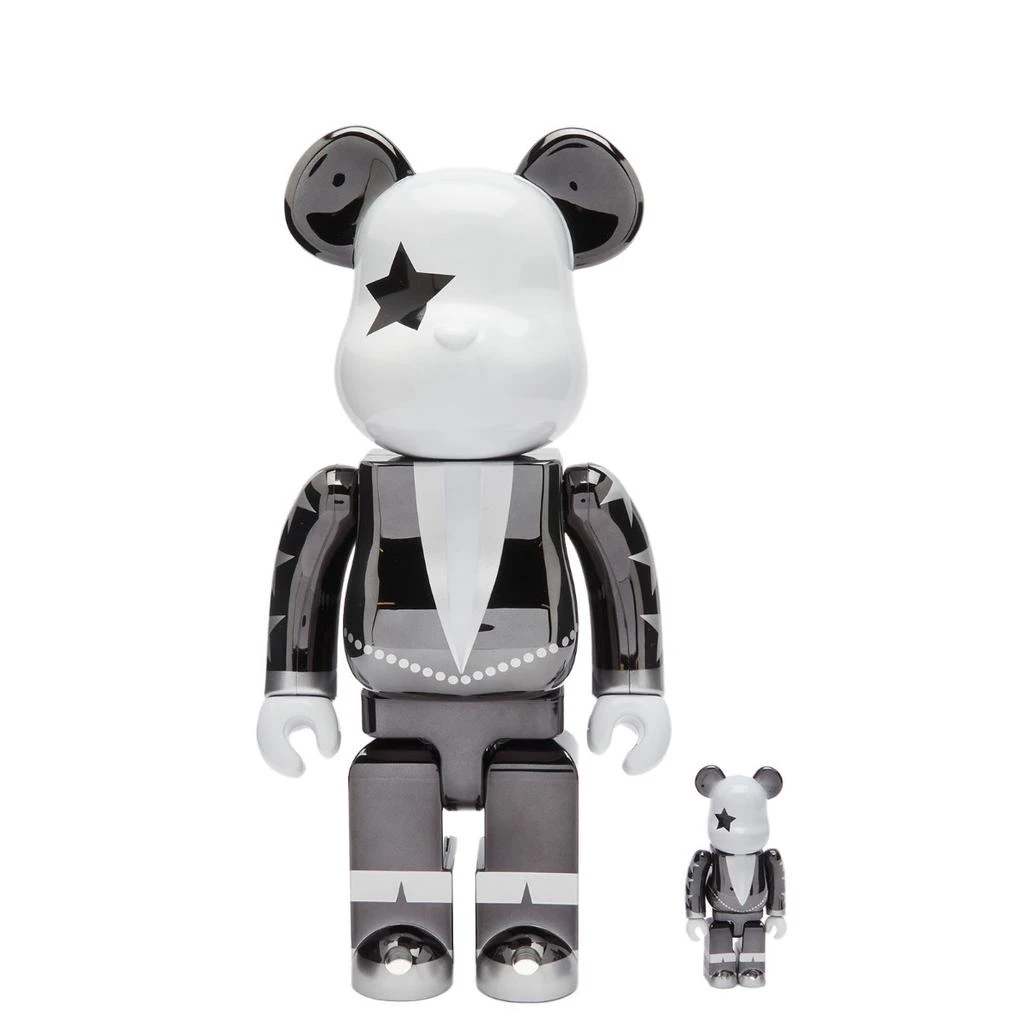 Medicom Medicom Be@rbrick Kiss Star Child Chrome Version 1