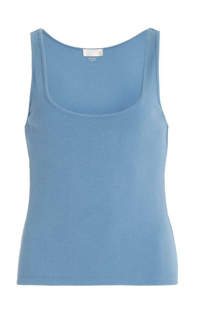 Posse Posse - Axel Stretch-Cotton Tank Top - Blue - XL - Moda Operandi 1