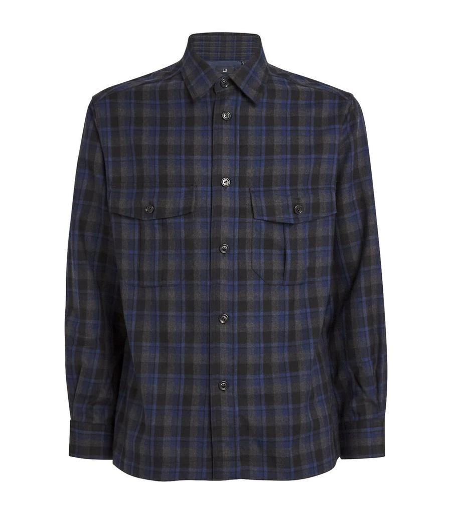 Dunhill Wool-Cashmere Check Overshirt 1