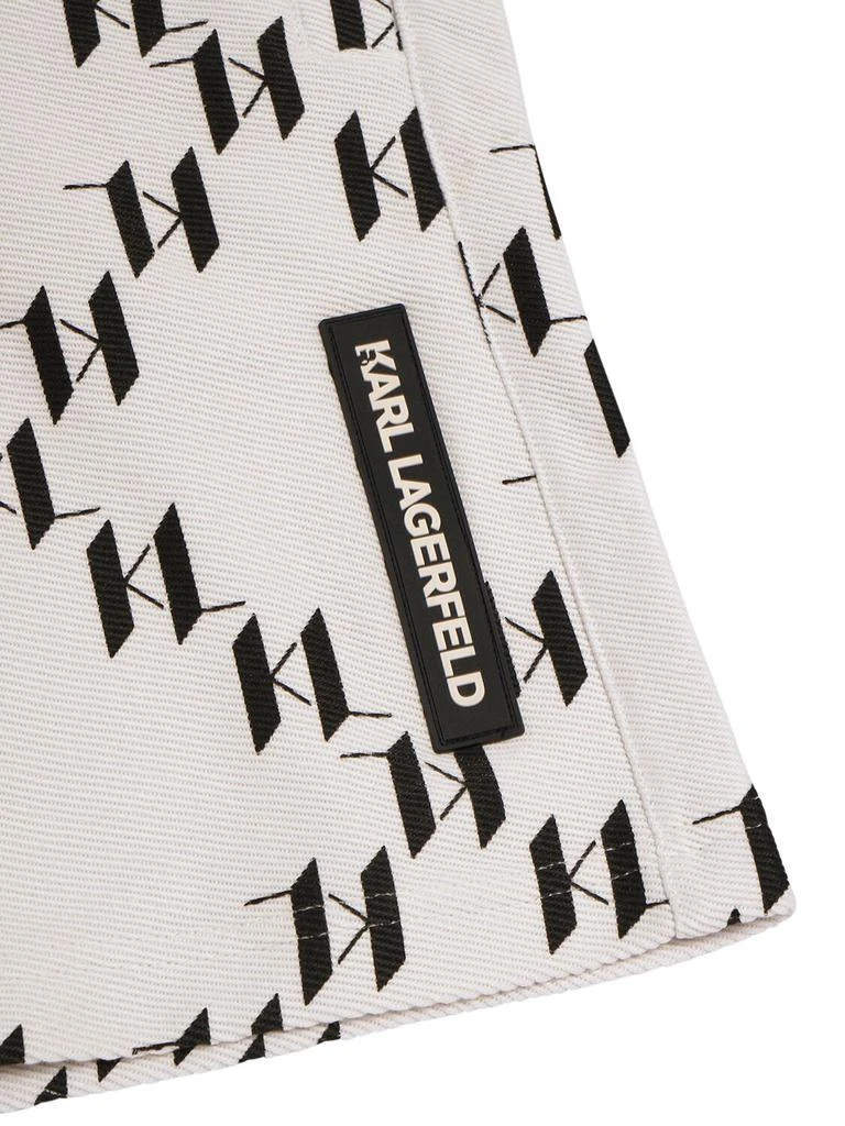 Karl Lagerfeld Paris Cotton Twill Jogger Shorts 1