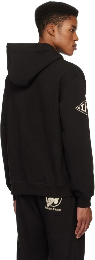 MAHARISHI Black Nishigawa Iaido Club Edition Kamon Hoodie 3