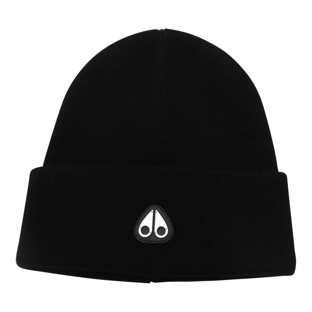 Moose Knuckles Moose Knuckles Black And Gold Cotton Logo