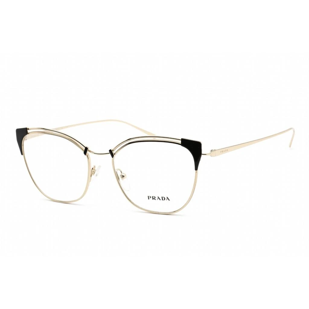 Prada Prada Men's Eyeglasses - Clear Lens Cat Eye Shape Grey Metal Frame | PR62UV YEE1O1 1