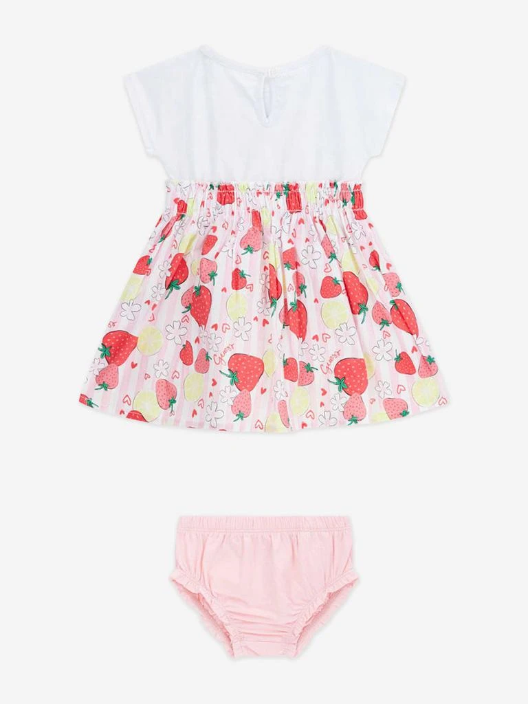 GUESS Guess Baby Girls Strawberry Dress with Knickers in Pink 2