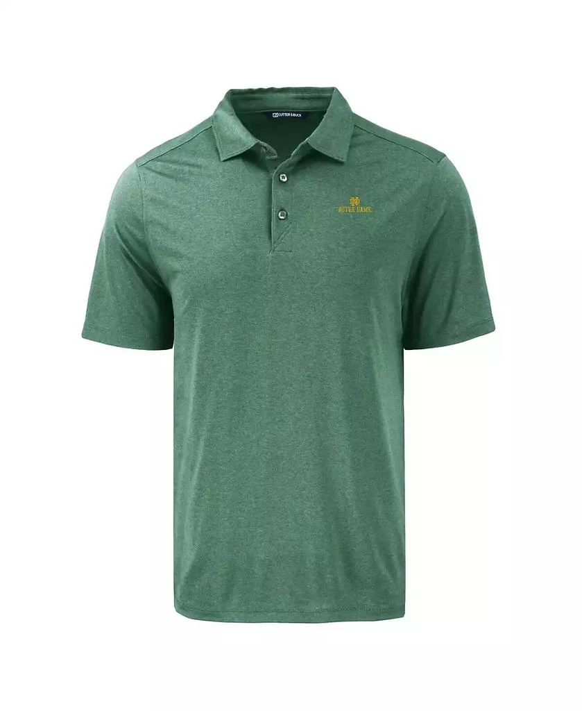 Cutter & Buck Men's Green Notre Dame Fighting Irish Coastline Epic Comfort Eco Polo 3