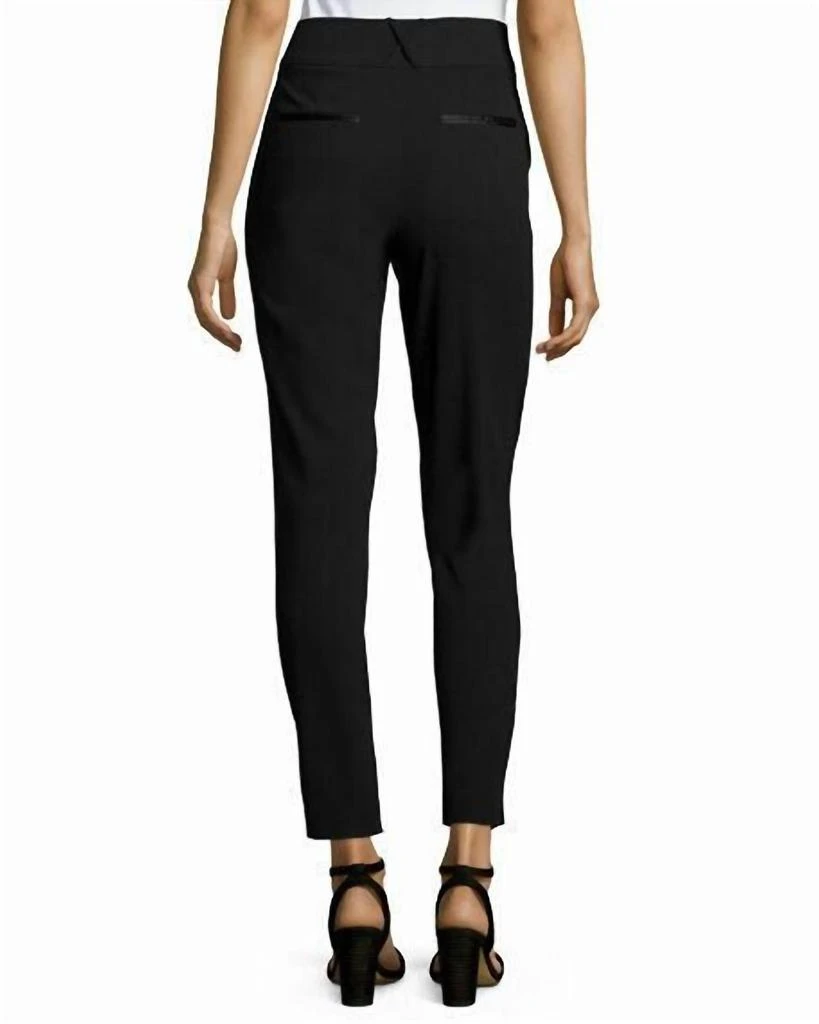 Halston Heritage Halston Heritage - Tapered Tuxedo Gabardine Wool Slim Ankle Pants 3
