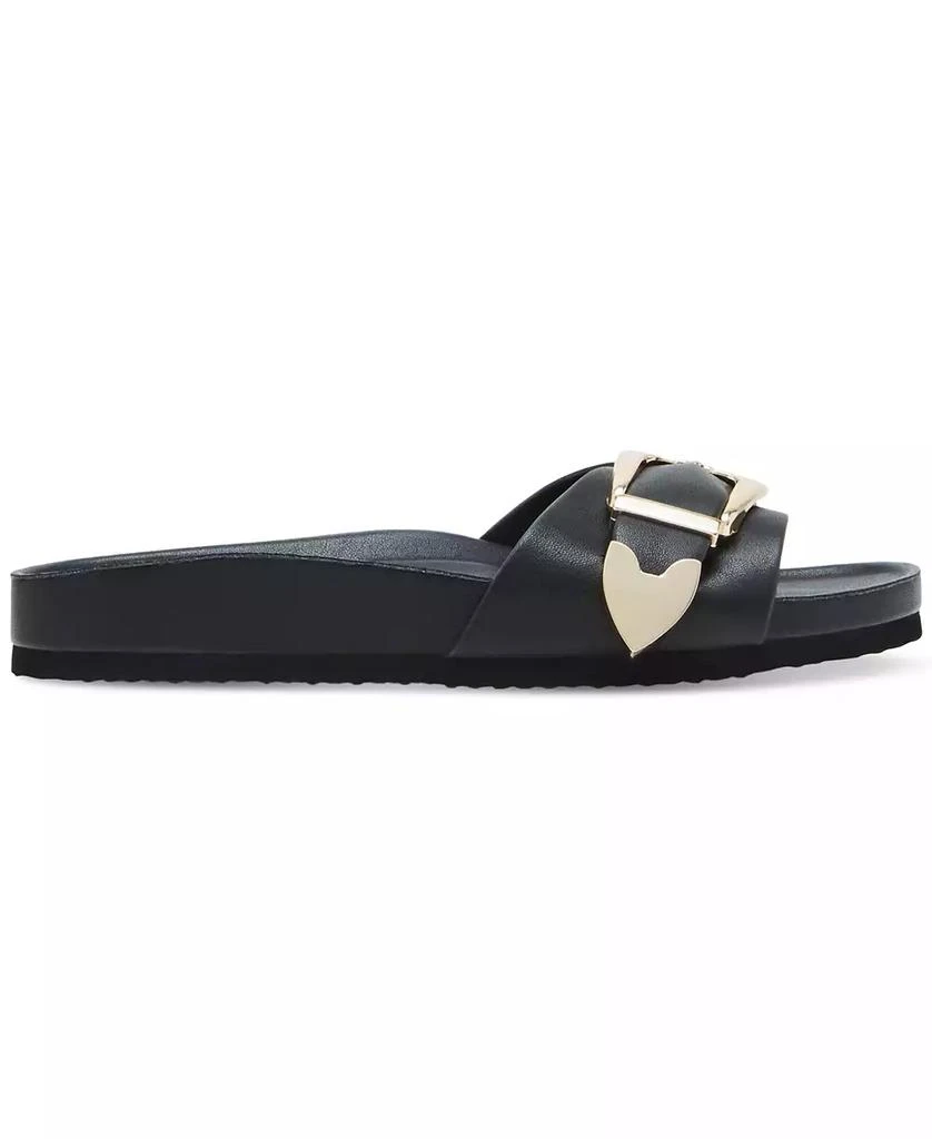 Madden Girl Brookk Buckled Footbed Slide Flat Sandals 2