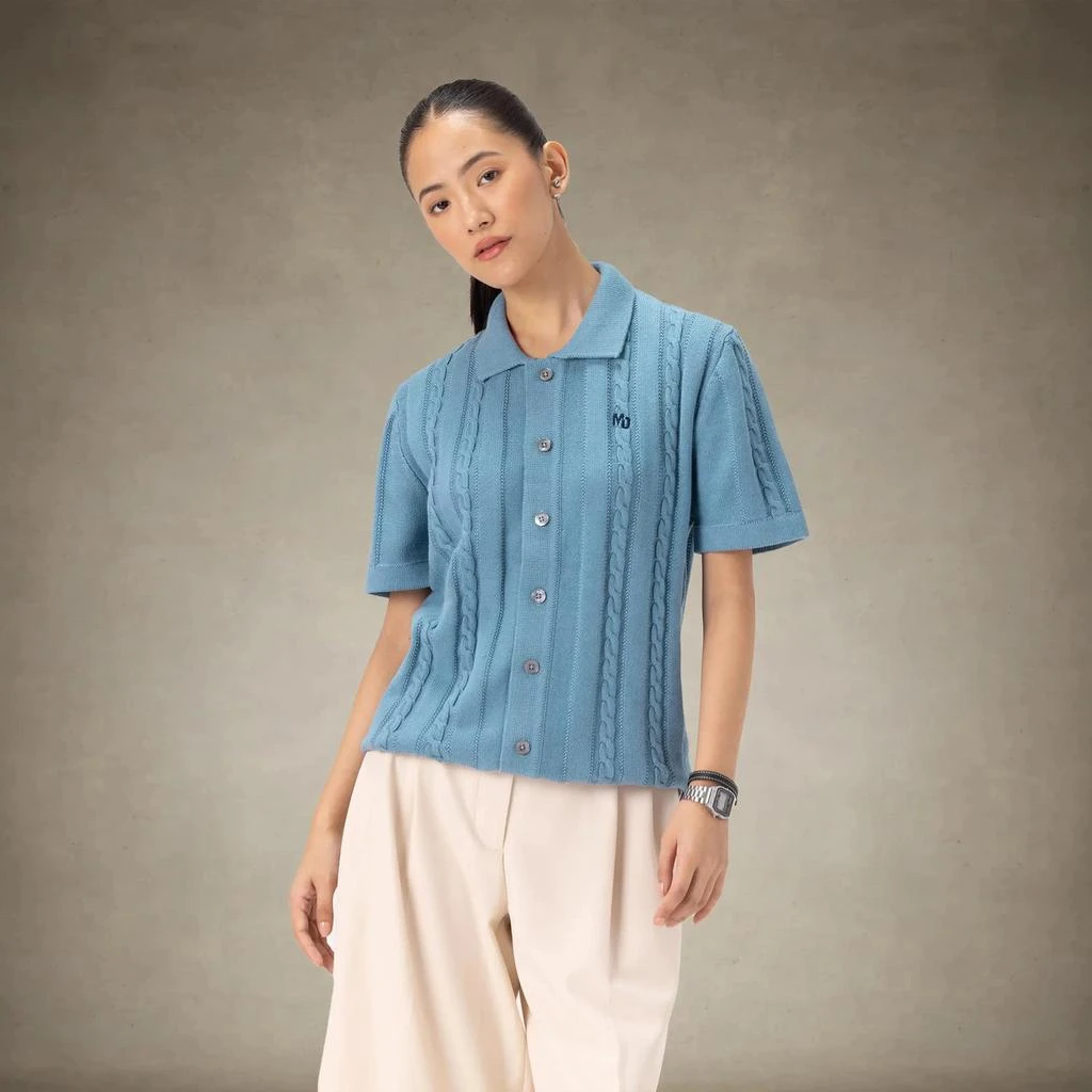 Members Only Women's JC Polo Cable Sweater 3