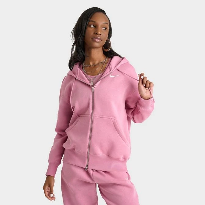 NIKE Women's Nike Sportswear Phoenix Fleece Oversized Full-Zip Hoodie 1