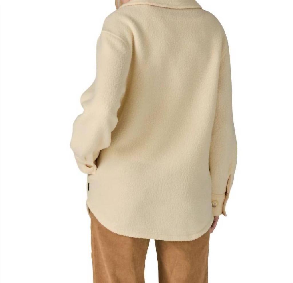 Patagonia Women's Retro Pile Fleece Shacket In Natural