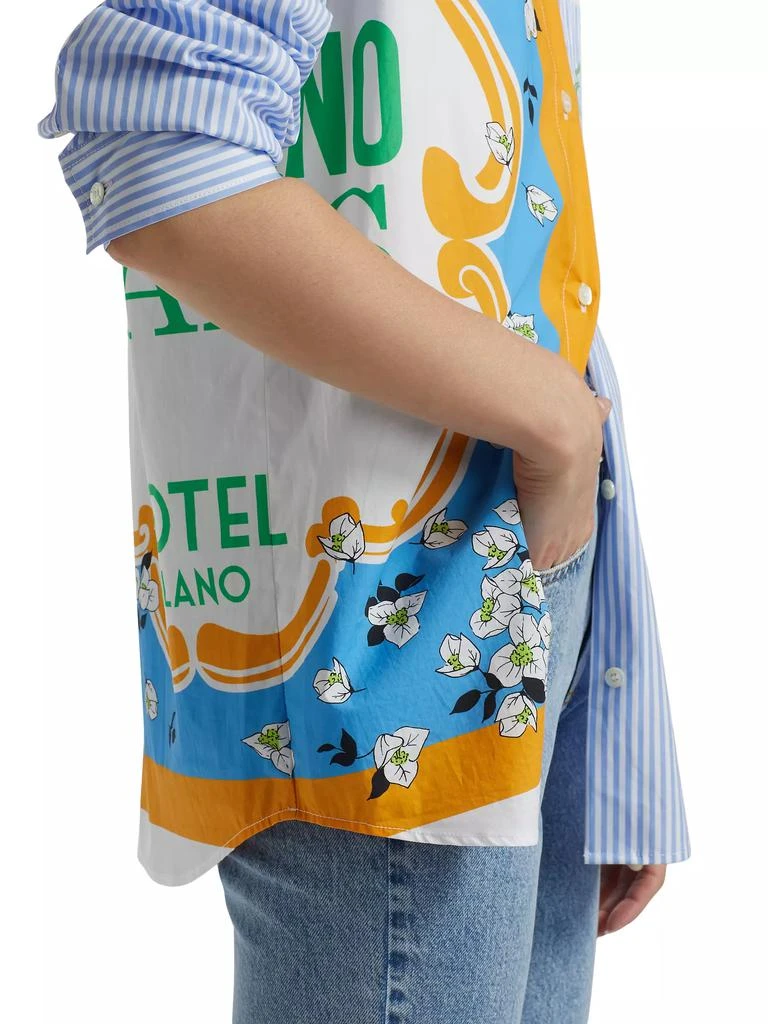 Moschino Jeans Patchwork Cotton Blouse 6