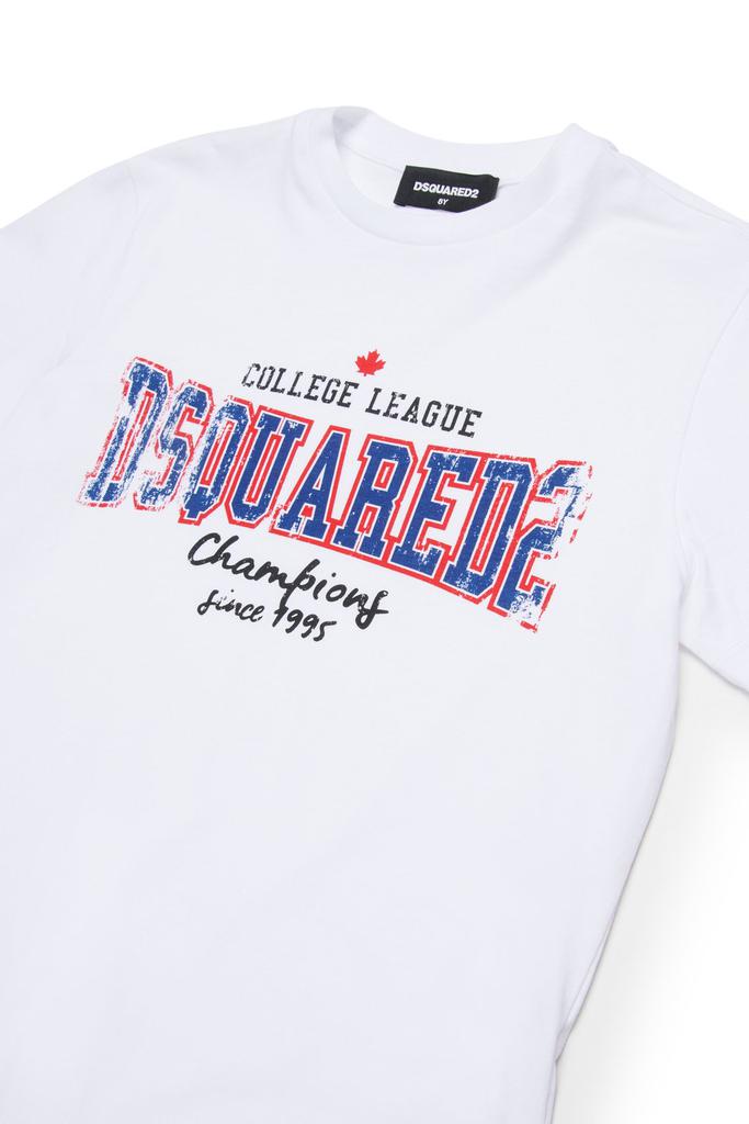 Dsquared2 Kids Logo Printed Crewneck T-Shirt – On Sale Now