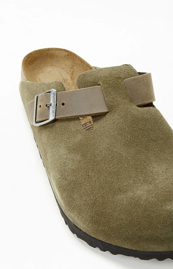Birkenstock Boston Mixed Leather Clog Thyme 6
