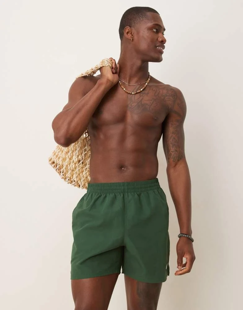 NIKE Nike 5 inch Volley swim shorts in green 1