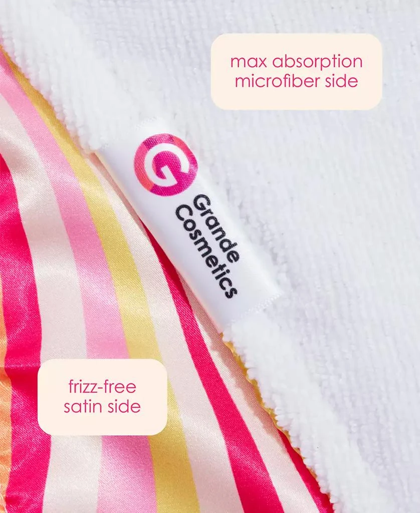 Grande Cosmetics GrandeHAIR Microfiber & Satin Towel 9
