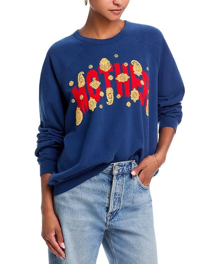 MOTHER The Biggie Message Sweatshirt 1