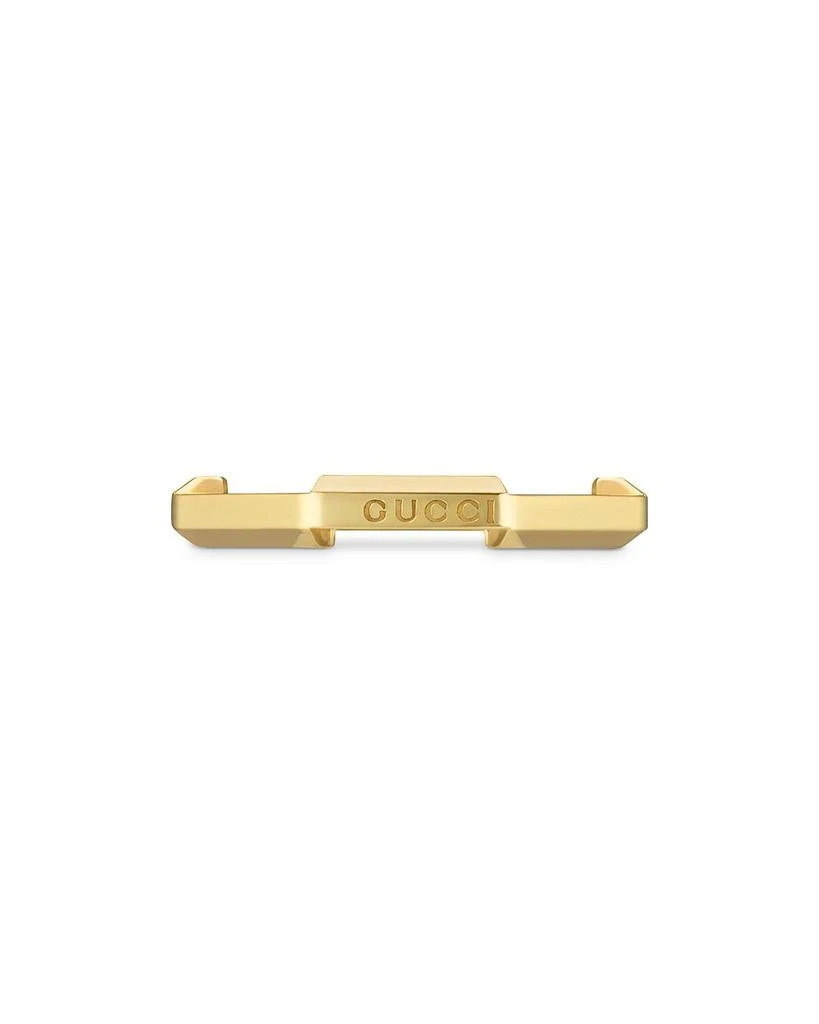 Gucci 18K Yellow Gold Link To Love Mirror Ring 1