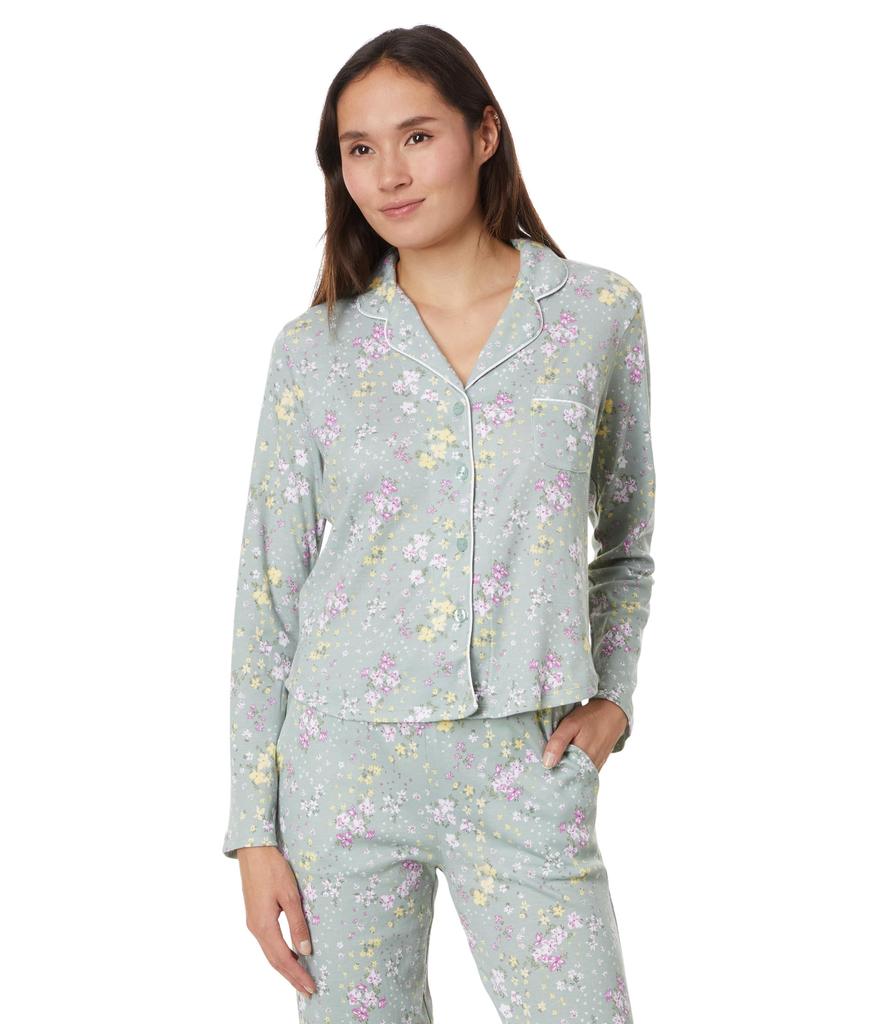 Karen Neuburger Petite Gramercy Park Long Sleeve Girlfriend PJ Set