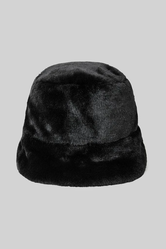 Alo Faux Fur Bucket Hat - Ivory 3
