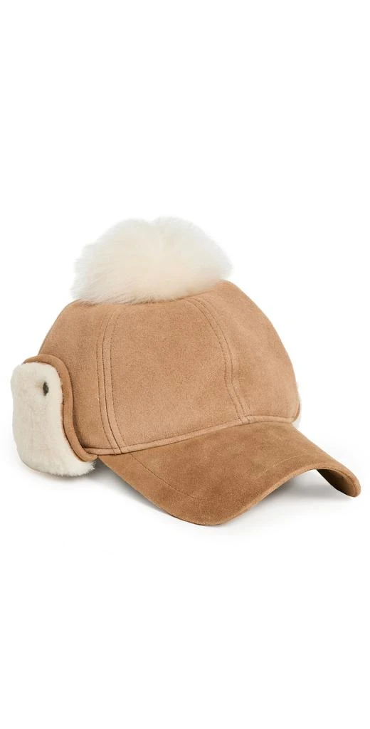 UGG UGG Leather and Sheepskin Trapper Hat 1