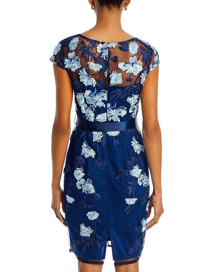 Adrianna Papell Embroidered Sheath Dress 4