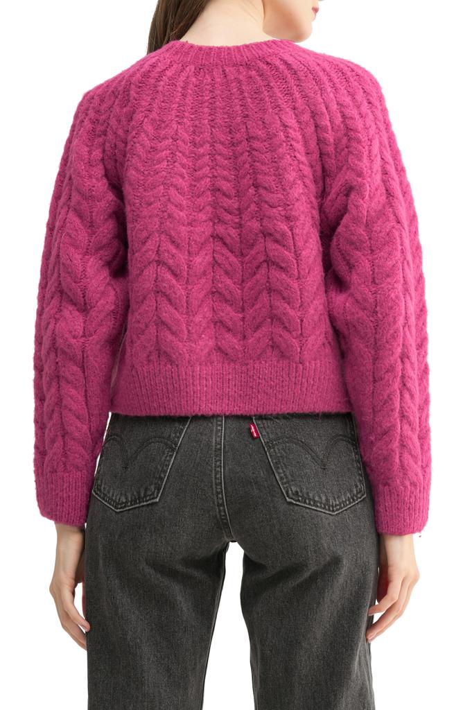 ALL IN FAVOR Boxy Cozy Cable Sweater