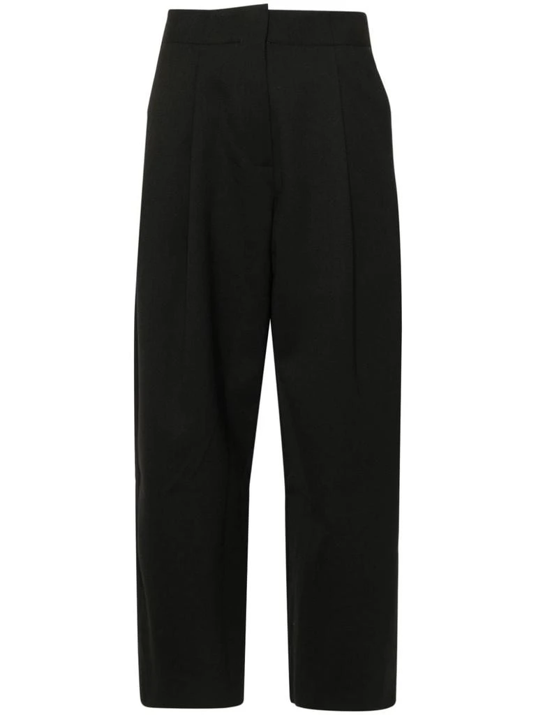 Studio Nicholson STUDIO NICHOLSON - Wide Leg Cropped Trousers 1