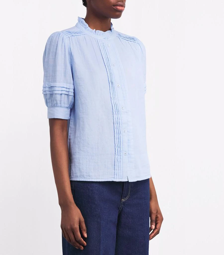 ME+EM Cotton Frill-Trim Blouse 3