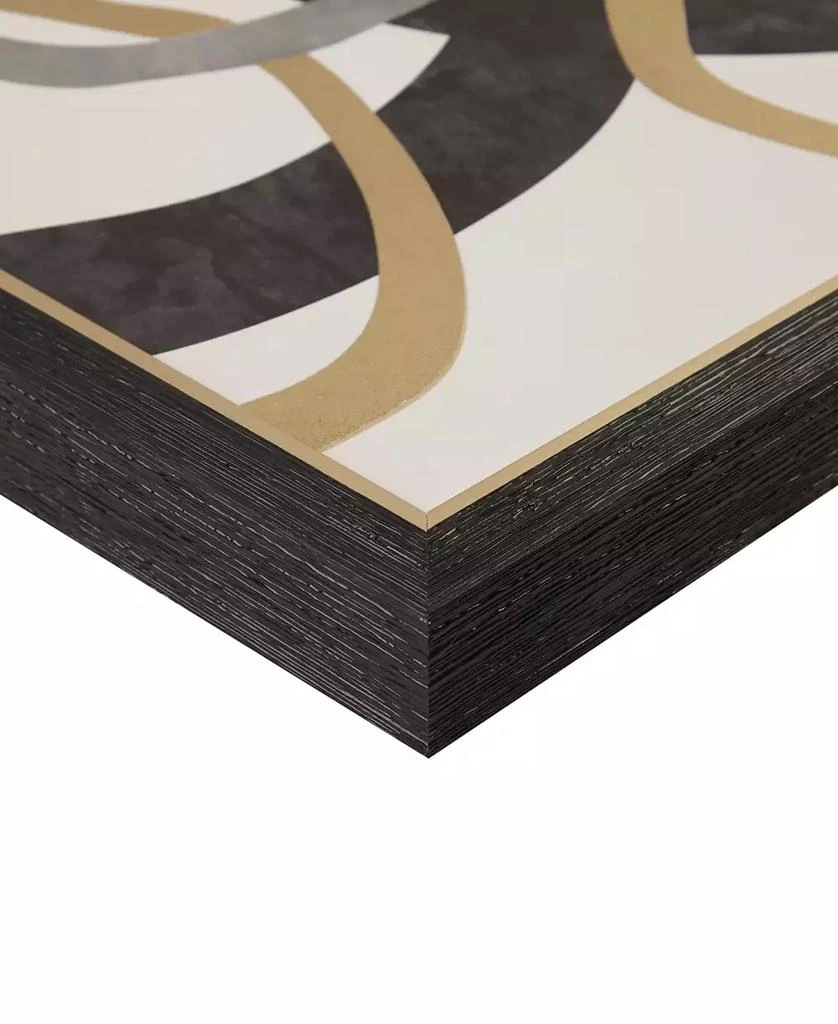 Martha Stewart Moving Midas Abstract Foil Framed Canvas Set, 2 Piece 5