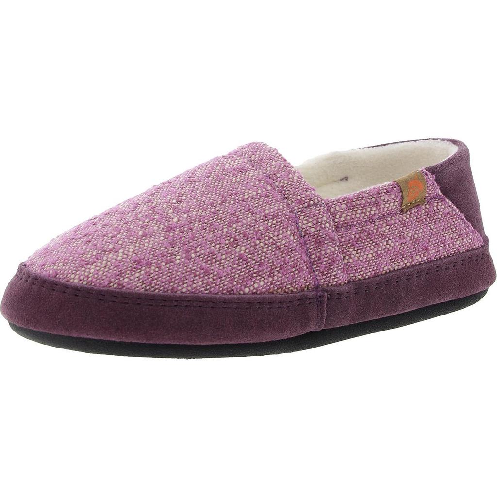 Acorn Womens Cushioned Footbed Knit Moccasin Slippers
