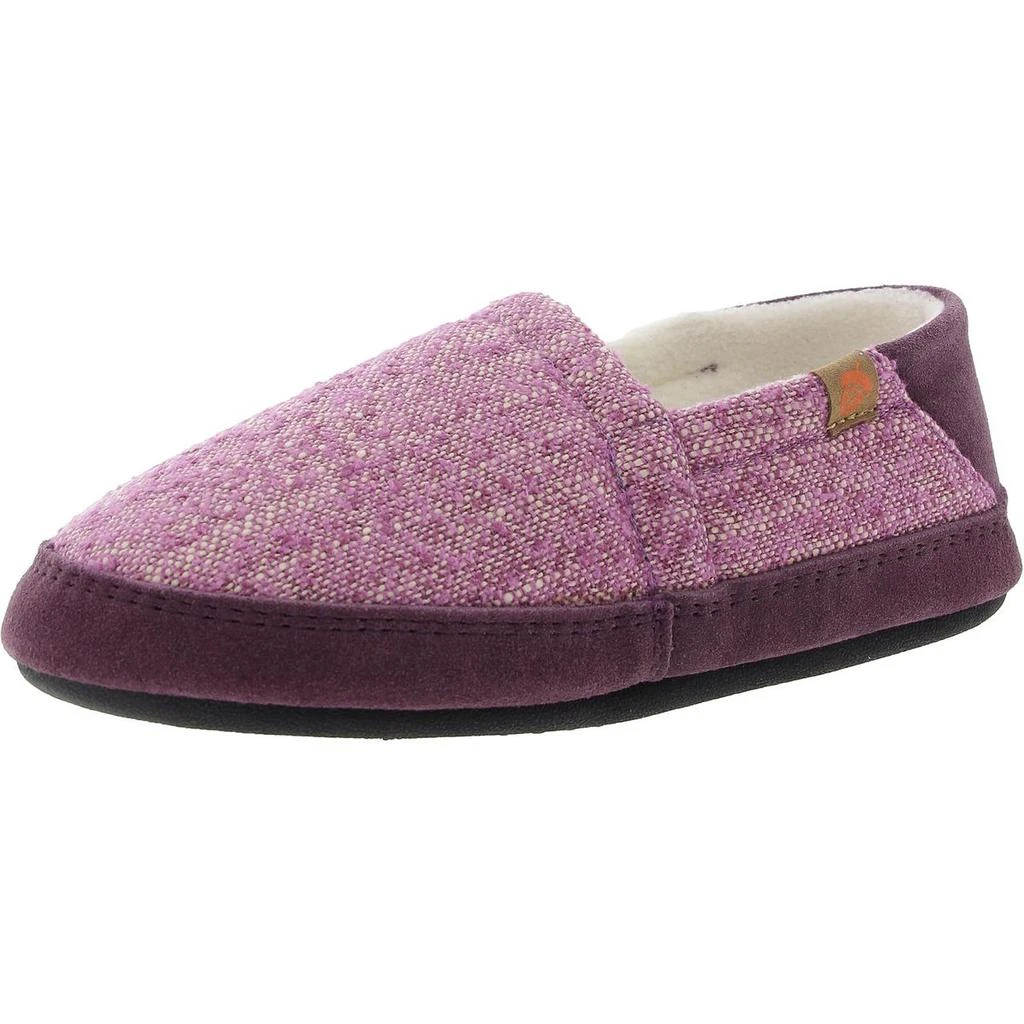 Acorn Womens Cushioned Footbed Knit Moccasin Slippers 1
