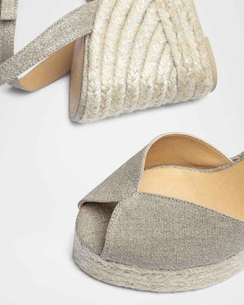Castaner Blossom Simmer Canvas Wedge Espadrilles 3