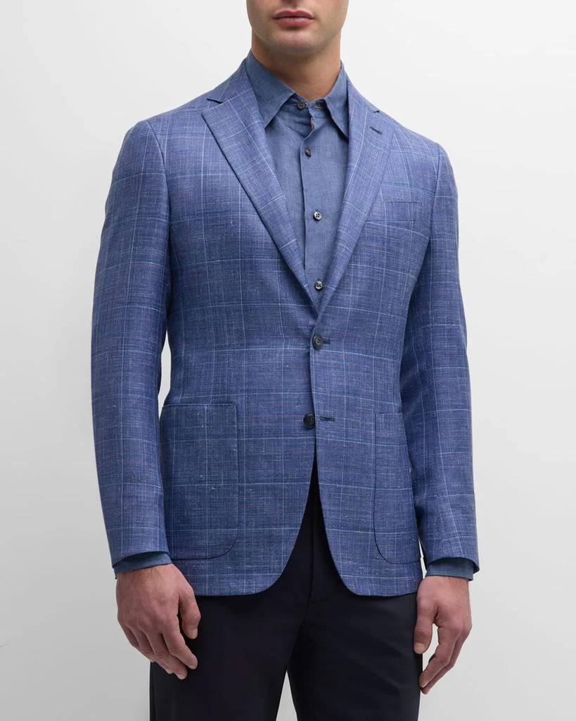 Canali Men's Windowpane Sport Coat 1