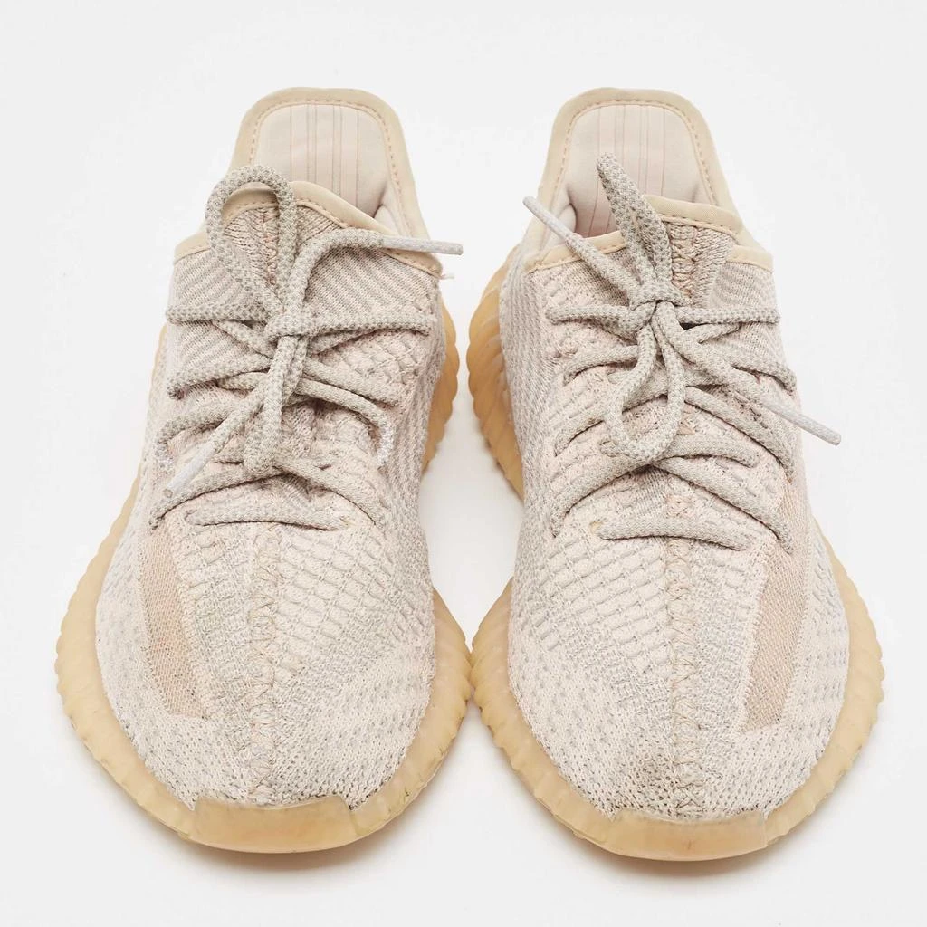 adidas gazelle silver green womens Yeezy x Adidas Two Tone Knit Fabric Boost 350 V2 Citrin Sneakers Size main image 1
