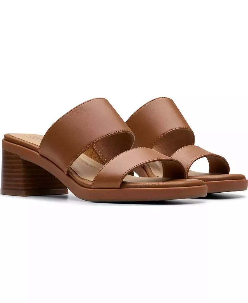 Clarks Collection Women's Jaylan Dusk Block Heel Sandals 7