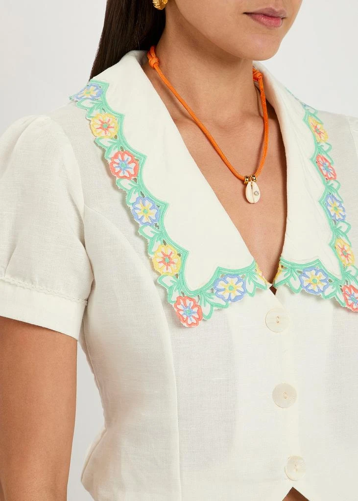 Eliou Cabo shell cord necklace 2