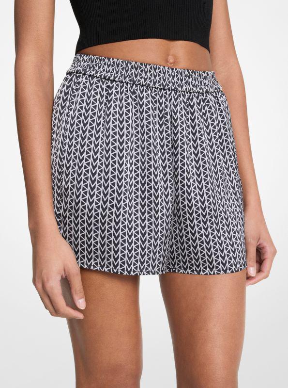 undefined MK2000 Logo Satin Shorts