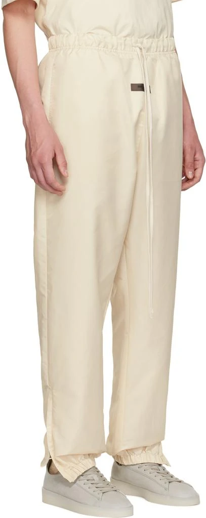 Fear of God ESSENTIALS Off-White Drawstring Track Pants 2