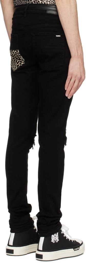 AMIRI Black Leopard MX1 Jeans 3