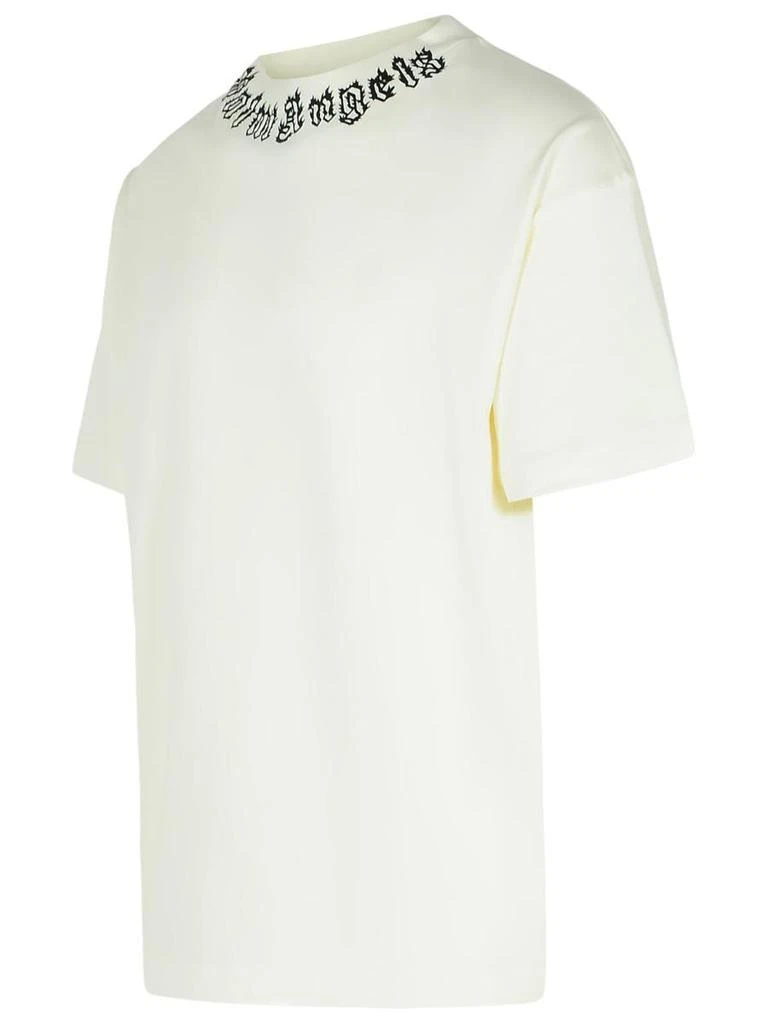 Palm Angels Palm Angels White Cotton T-Shirt 2