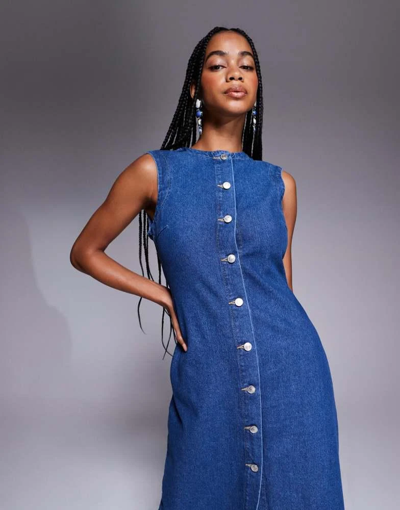 fitted lace wedding dress Sosa Denim Maxi Dress - Women's Denim Dress main image 0