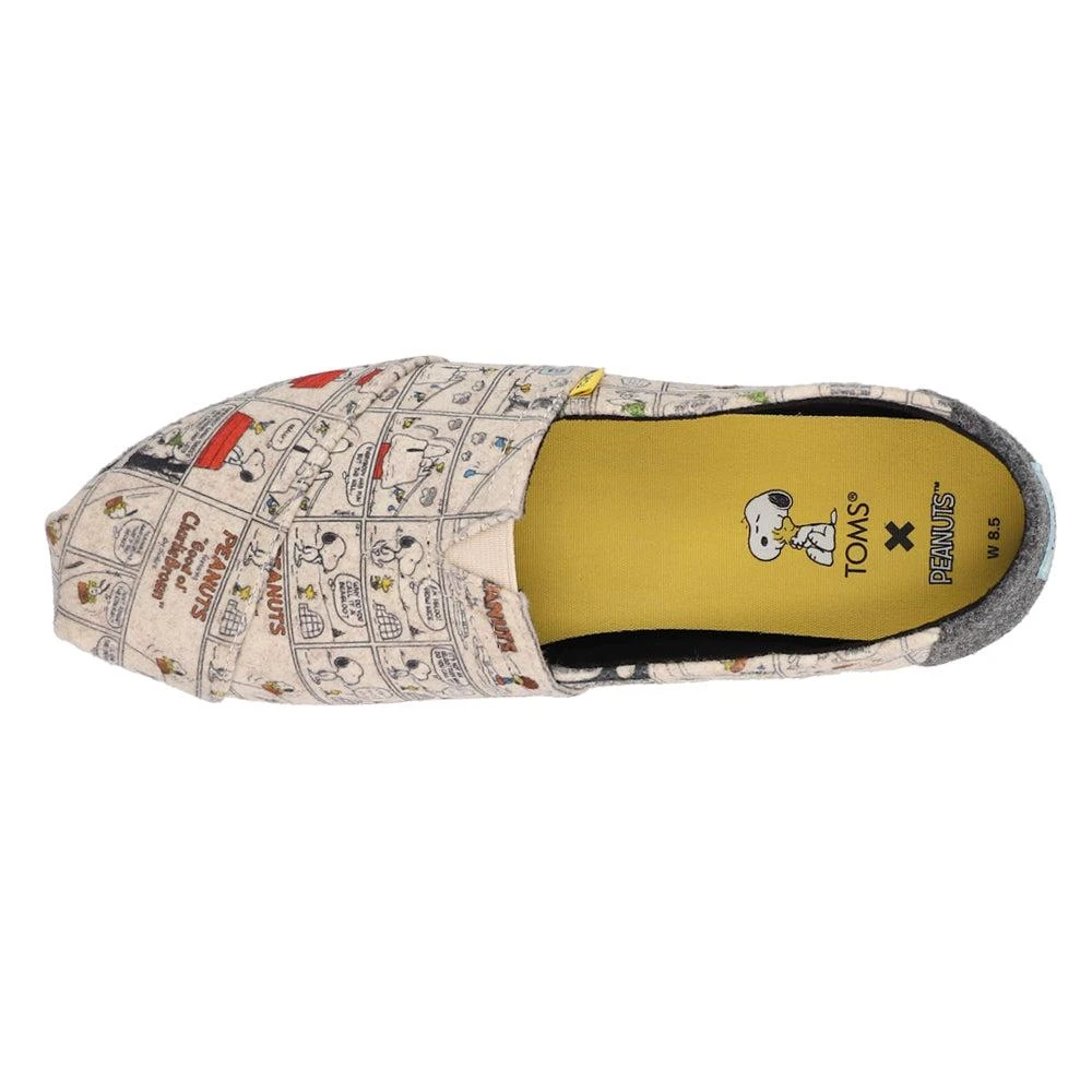 TOMS Peanuts x Alpargata Graphic Slip On Flats 4