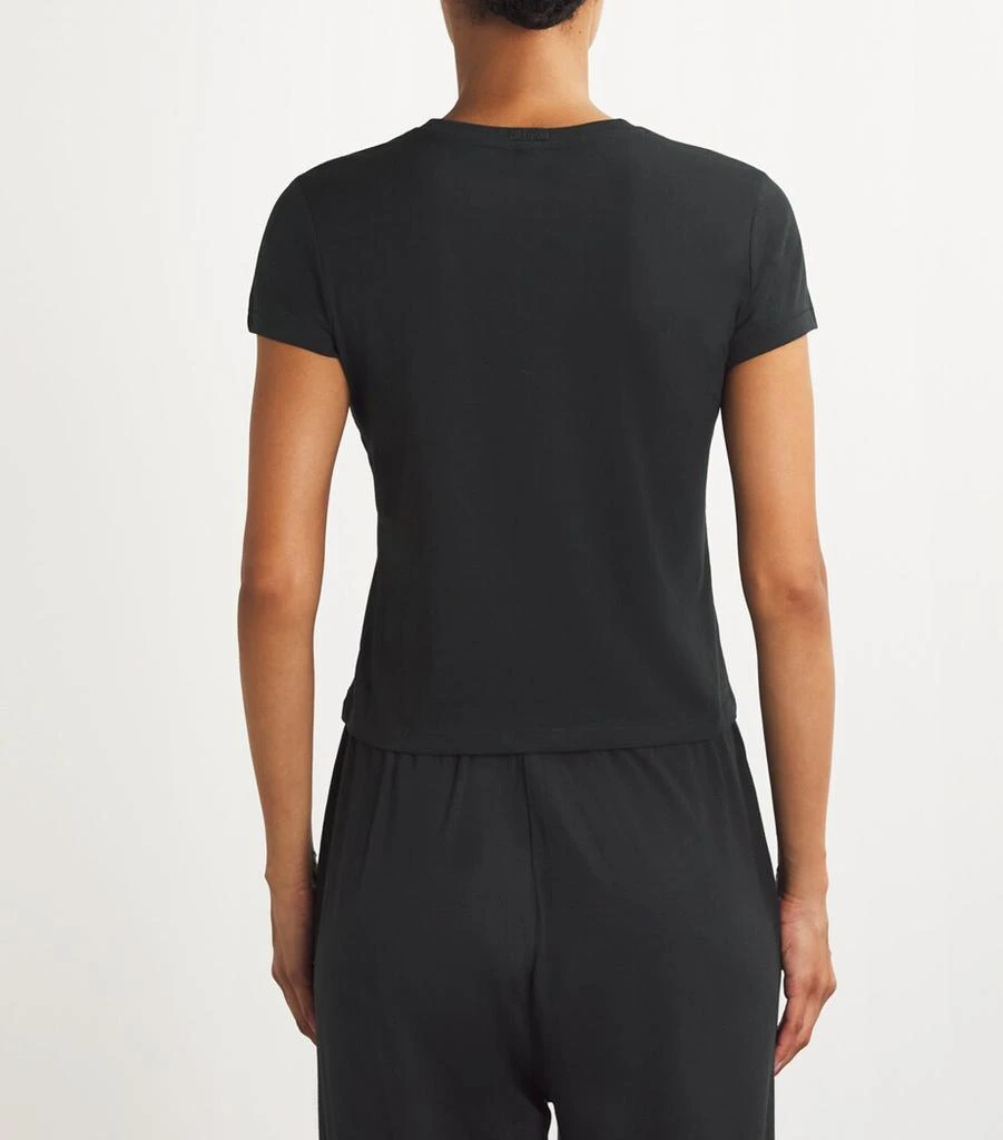 SKIMS Cotton-Blend Shrunken T-Shirt 4