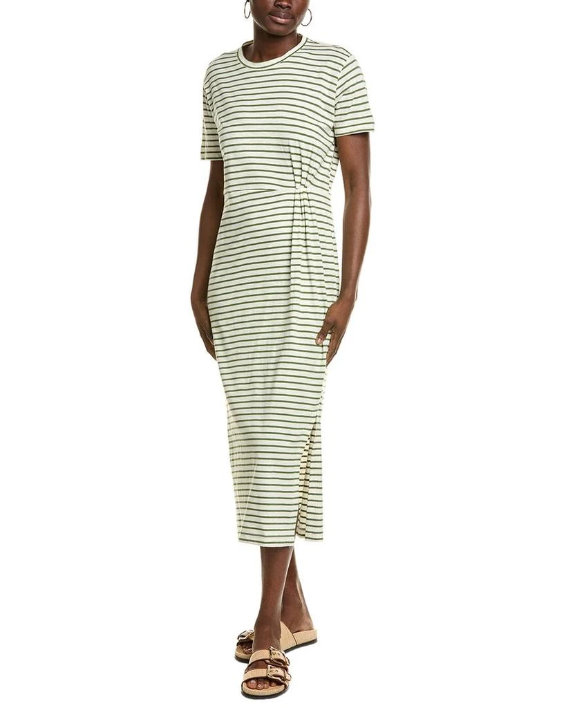 Vince Camuto Pleated Side T-Shirt Dress 1