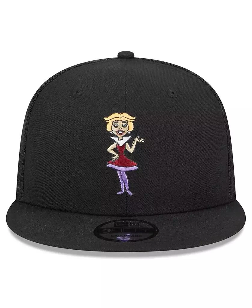New Era Men's Black The Jetsons Jane Jetson Mesh Trucker 9FIFTY Snapback Hat 3
